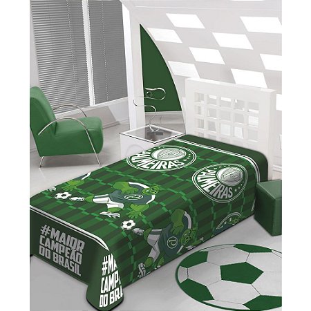 Cobertor Manta De Microfibra Palmeiras Solteiro Jolitex 1,50x2,00