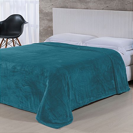 Manta Cobertor Casal 2,20x2,40 Microfibra Toque Flanel