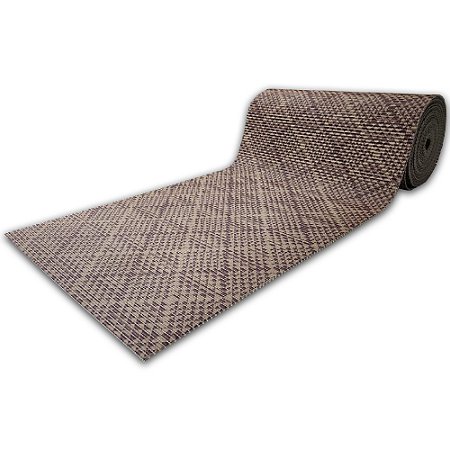 Tapete Passadeira Emborrachada Antiderrapante 65cm Light Escocês