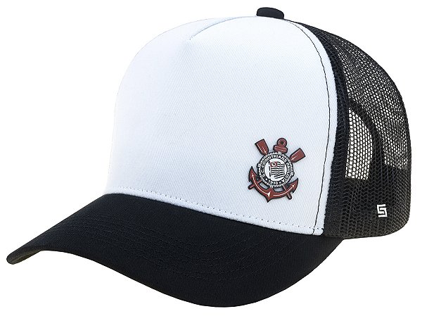 Boné Corinthians Licenciado Bordado Trucker Supercap 37837