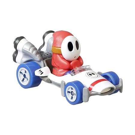 Carrinho Mario Kart Hot Wheels 1:64 Original - Mattel Gbg25 Shy Guy B Dasher