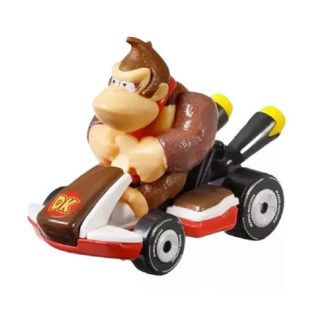 Carrinho Mario Kart Hot Wheels 1:64 Original - Mattel Gbg25 Donkey Kong
