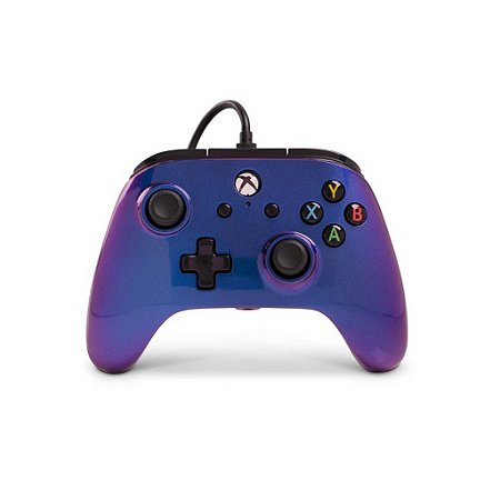 Controle PowerA Enhanced Xbox One - Series X|S - PC - Roxo Metálico - Nebula
