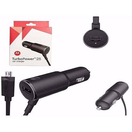 Carregador Veicular Turbo Power 25