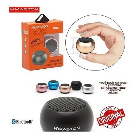 Caixa de Som Bluetooth Portátil  H'Maston M003