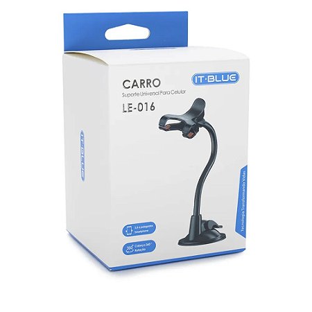 Suporte Veicular Para Celular Com Ventosa Le-016