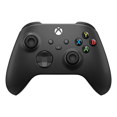 Controle Sem Fio Xbox Carbon Black Series X, S, One e PC