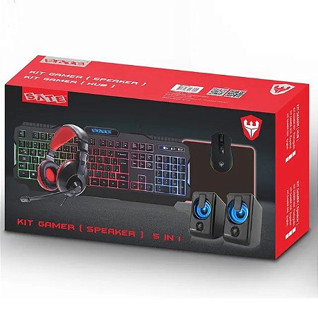 Kit Gamer 5 em 1 Sate KG-504