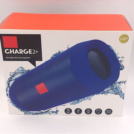 Caixa de Som Portátil Bluetooth JBL Charge 2+