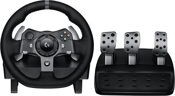 Volante ( Seminovo ) Logitech G920 Driving Force + Pedais com Force Feedback para Xbox Series X|S, Xbox One, PC, Mac