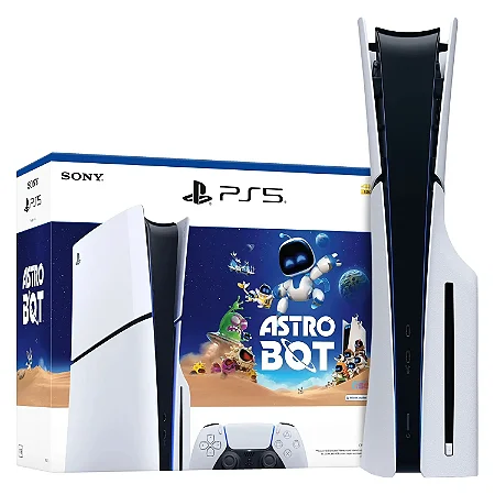 Playstation 5 Slim 1TB ( Novo ) com leitor + Bundle Astrobot