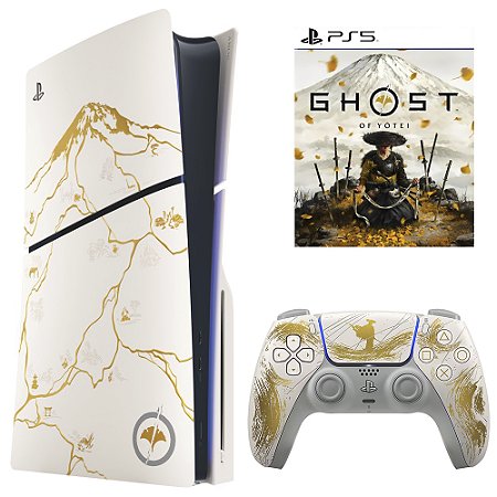 Playstation 5 Slim com leitor + Ghost Of Yotei (Novo)