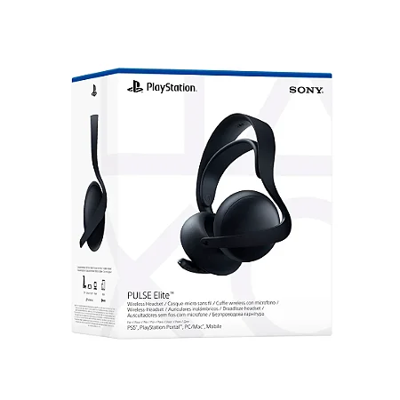 Headset sem fio PULSE Elite Preto