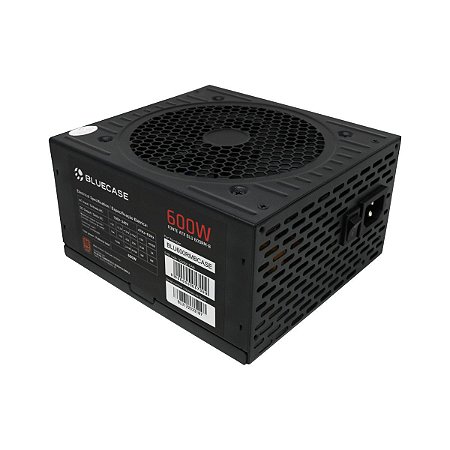 FONTE DE ALIMENTACAO SEMI-MODULAR 600W REAL 80 PLUS BRONZE