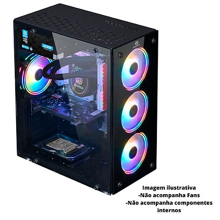 GABINETE GAMER CPU-017G-PT