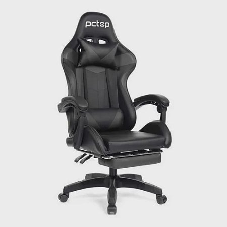 Cadeira Gamer Com Apoio para os pés e Altura Ajustável