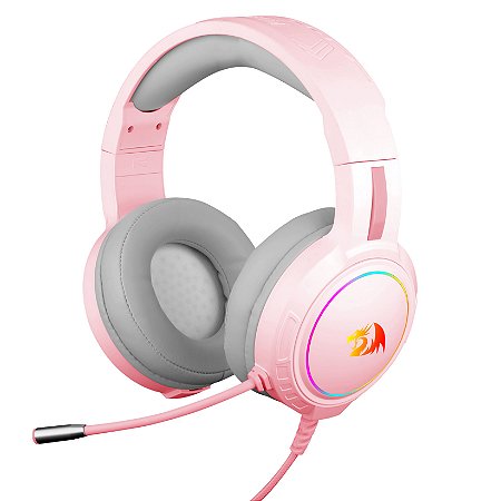 HEADSET GAMER REDRAGON MENTO ROSA