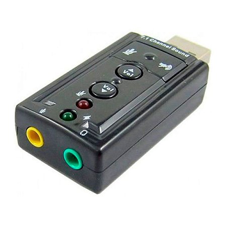 ADAPTADOR PLACA DE SOM USB AUDIO 7.1 VIRTUAL CHINAMATE