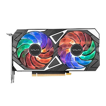 Placa De Vídeo Galax Geforce Rtx 3050 Ex 1-click Oc Lhr 8gb Gddr6 128 Bits