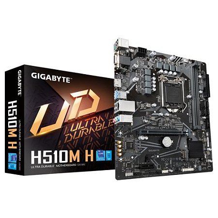 Placa Mae Gigabyte H510m H Ddr4 Hdmi M.2 Usb 3.2 Lga 1200