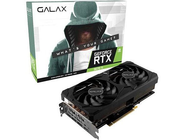 PLACA DE VIDEO GALAX GEFORCE RTX 3070 TI 1CLICK OC 8GB GDDR6X 256BITS