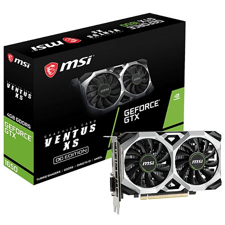 Placa de Vídeo MSI NVIDIA GeForce GTX 1650 Ventus XS