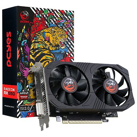 Placa De Video Amd Radeon Rx 550 4gb Gddr5