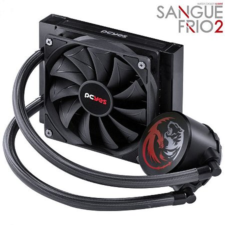 WATER COOLER SANGUE FRIO 2 120MM (INTEL/AMD) - TDP 200W