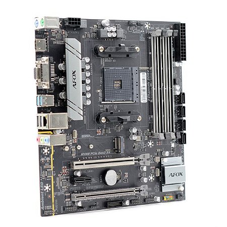 Placa Mãe Afox B550-ma-v2 Am4 Ddr4 Hdmi-vga M.2 M.atx