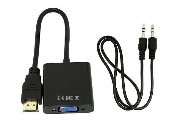 CABO CONVERSOR VGA PARA HDMI + AUDIO CM160 CHINAMATE
