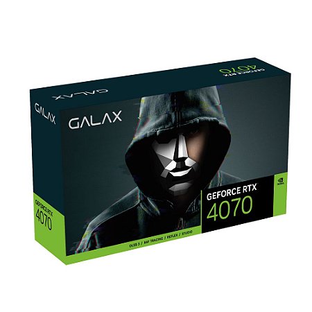 Placa de Vídeo Galax NVIDIA GeForce RTX 4070 1-Click OC 2X 12GB GDDR6X