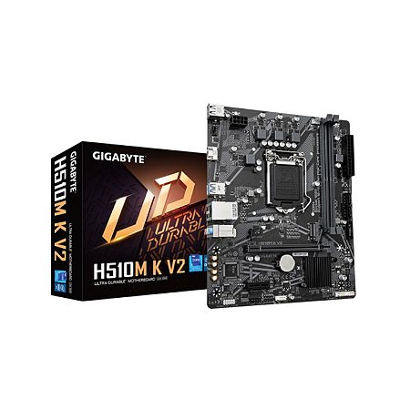 PLACA MAE GIGABYTE H510M K V2 - INTEL 1200 DDR4 - MATX - M.2 NVME - HDMI