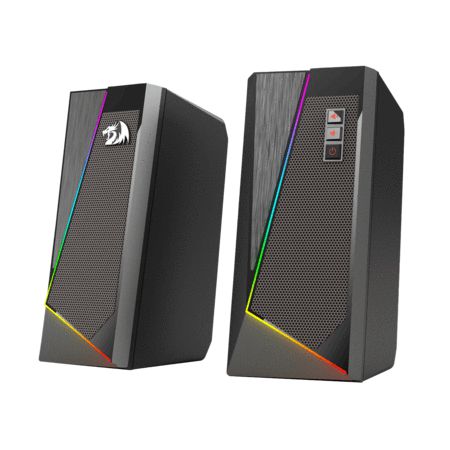 Caixas de Som Redragon Anvil - PRETA RGB