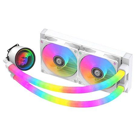 Water Cooler Gamer WAC5 Bifrost K-MEX 240mm Branco Iluminação ARG