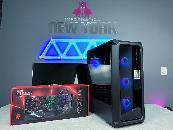 KIT COMPLETO PC GAMER INTEL CORE I5 11º Geração + NVIDIA RTX 3060 12GB + MONITOR + PERIFÉRICOS