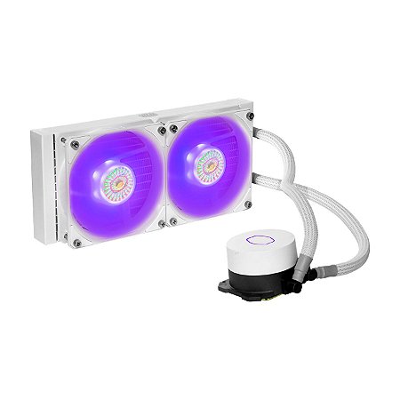 Water Cooler Cooler Master MasterLiquid ML240L, ARGB, White, 240mm, Intel-AMD