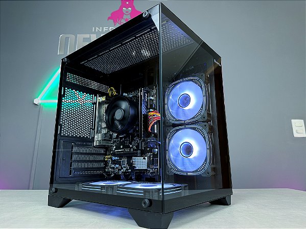 Pc gamer Ryzen 5 5600g + 16GB + Gabinete Cubo