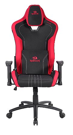 CADEIRA GAMER REDRAGON HETH PRETO E VERMELGO C313-BR