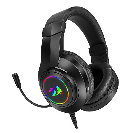 Headset Gamer Redragon Hylas Preto RGB H260RGB