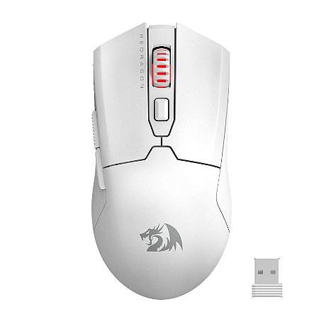 MOUSE GAMER REDRAGON M995W-PRO BRANCO