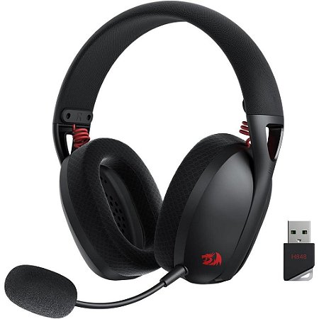 HEADSET REDRAGON H848 IRE PRO, WIRELESS, DRIVERS DE 40 MM, PRETO