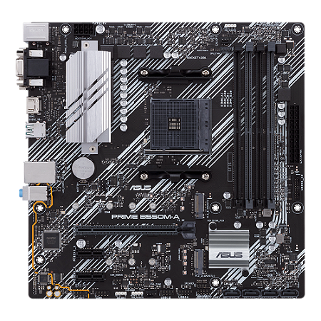 PLACA MAE ASUS PRIME B550M-A, CHIPSET B550, AMD AM4, MATX, DDR4, 90MB14I0-C1BAY0