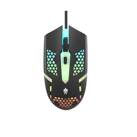 MOUSE GAMER EVOLUT STARTER EG112, RAINBOW, USB, 1600 DPI, 4 BOTÕES - EG-112