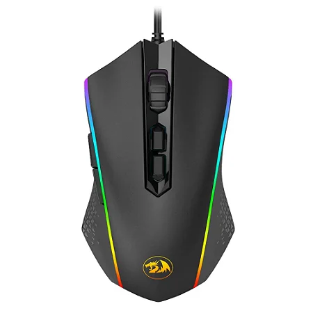 MOUSE GAMER REDRAGON MEMEANLION CHROMA LITE RGB, PAW3519DL, 7 BOTÕES, M710L-K PRETO