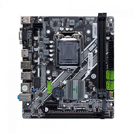 PLACA MÃE ONE POWER H61, CHIPSET H61, INTEL, MATX, DDR3, LGA 1155, H61DA1