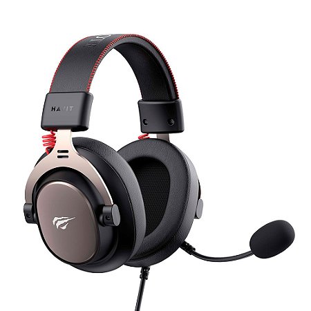 Headset Gamer HAVIT H2015E, Microfone destacável Preto