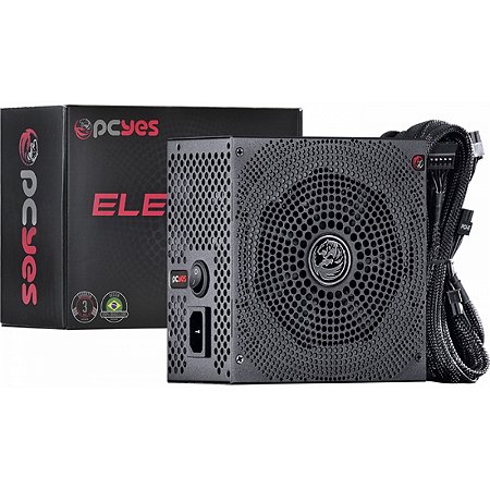 Fonte PCYES Electro V2 550W 80 Plus Bronze PFC ATIVO - ELECV2PTO550W
