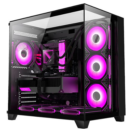GABINETE GAMER AQUARIO 04J1 ATX TIGER SHARK - KMEX