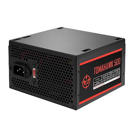 Fonte TGT Tomahawk 500W Preto - TMWK500