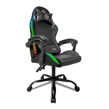 Cadeira Gamer TGT Heron, RGB, Espuma Moldada, Preto